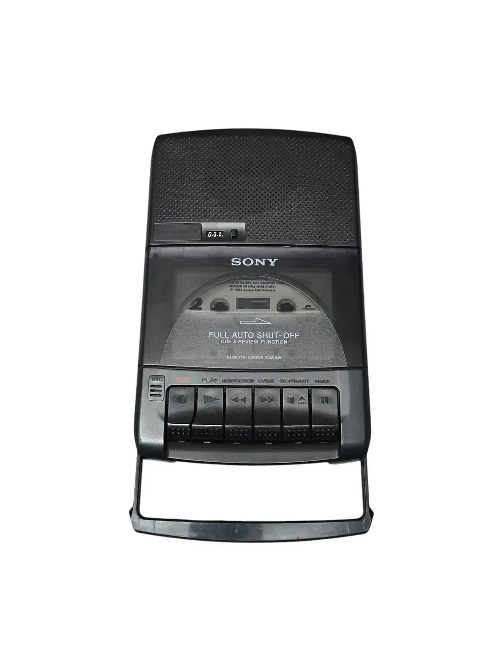 Vintage Sony Portable Cassette Tape Recorder Player TCM-929 Music / Audio